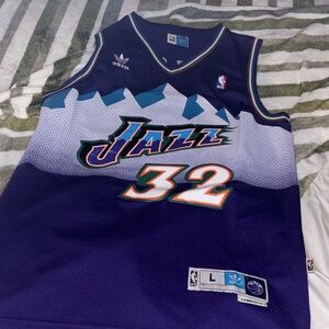 Adidas Utah Jazz Karl Malone Basketball Jersey